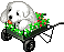 dog and wheelbarrow animations