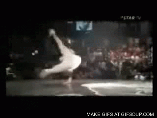 Breakdancing win!